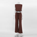 Women's Cotton Hemp Pajama Set