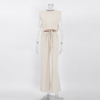 Women's Cotton Hemp Pajama Set