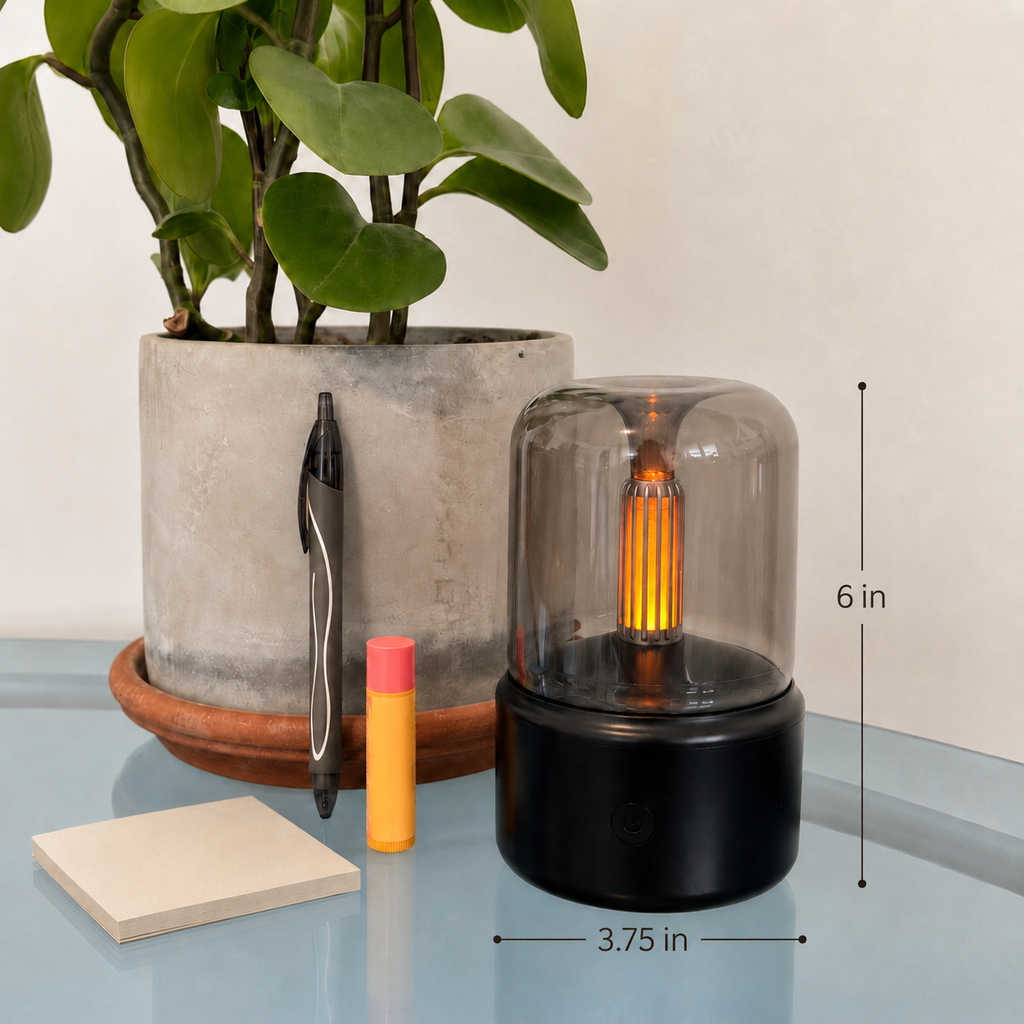 Candlelight Aroma Diffuser Lamp