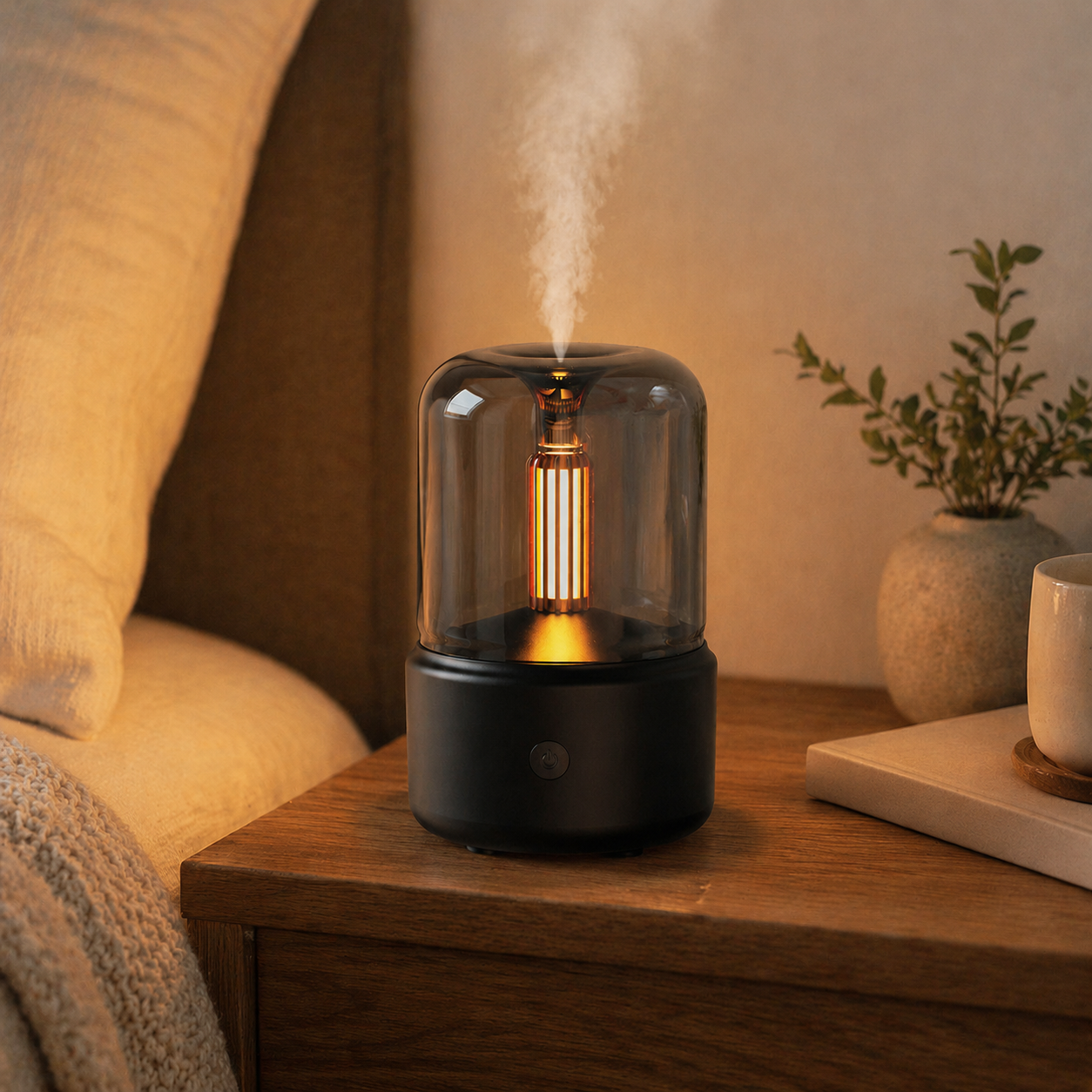 Candlelight Aroma Diffuser Lamp
