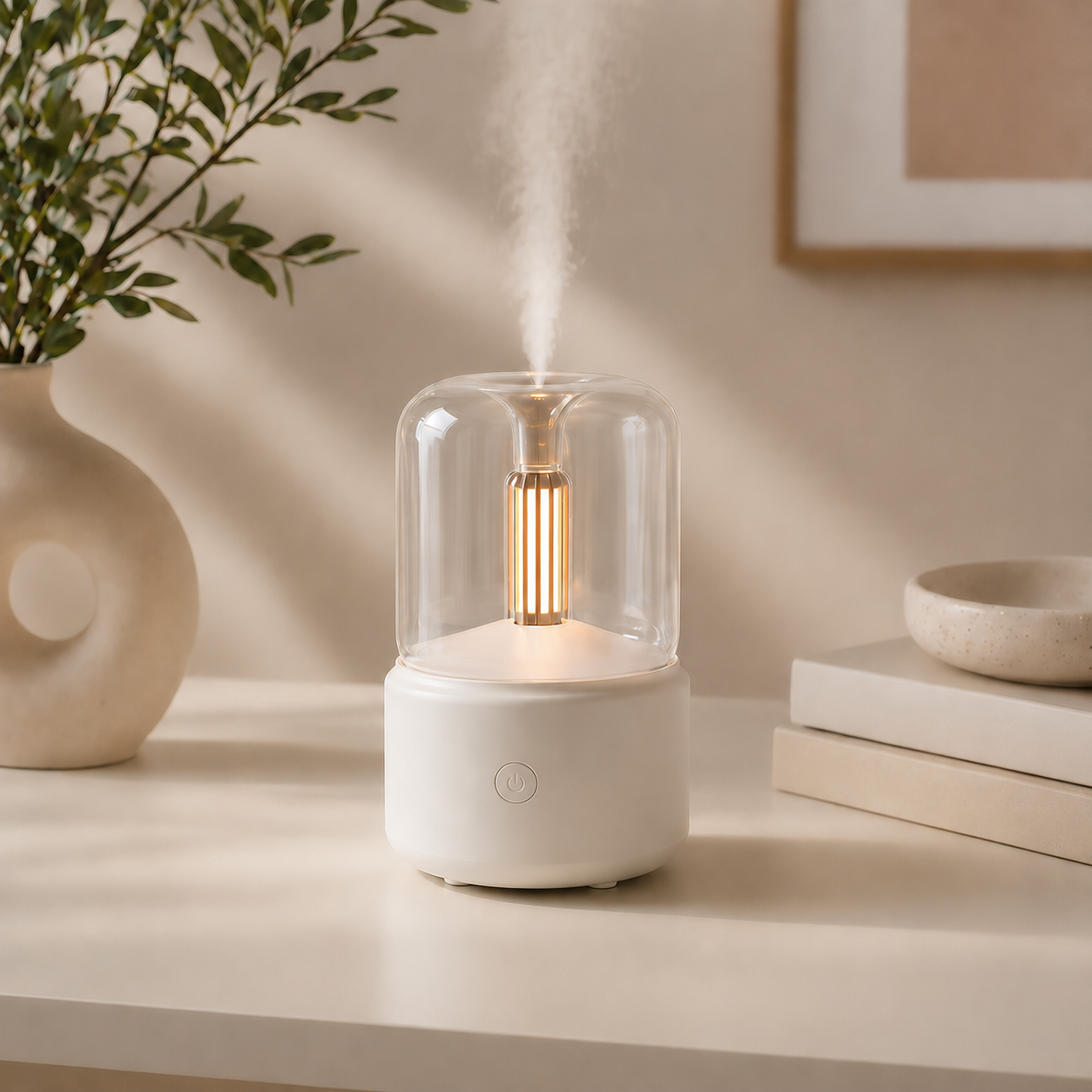 Candlelight Aroma Diffuser Lamp